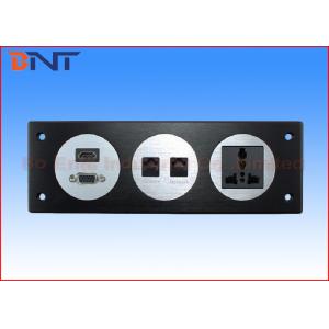 Multifunctional Multimedia Wall Socket Plates With Aluminum Alloy Panel