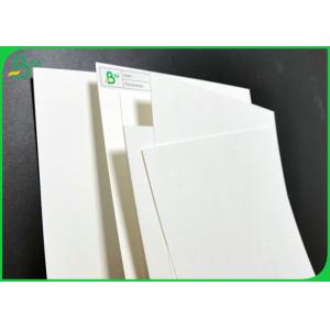 Uncoated 0.4mm 0.5mm Thick white Blotter Cardboard Sheets For Cup Coaster Board