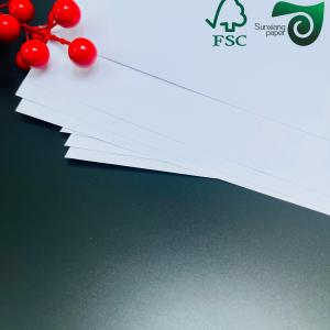 40g 100g Good Printing Uncoated Woodfree Adhesive Paper 18mm Width Cardboard