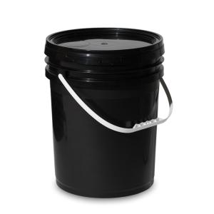Food Grade PP 5 Gallon Round Plastic Bucket with Handle and Tight-Fitting Lid