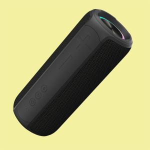 10W*2 TPU ABS Textile LED Light Bluetooth Speaker with V5.3 Bluetooth