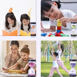 6 Colors Digital Hourglass Timer , Quicksand Hourglass Zandloper
