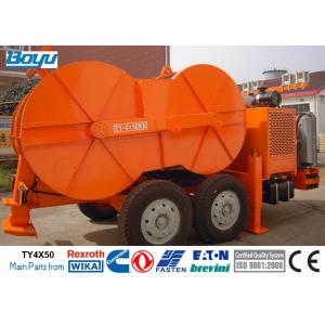 4X50 KN Hydraulic Tensioner Tension Stringing Equipment With 4 Bundle Conductors