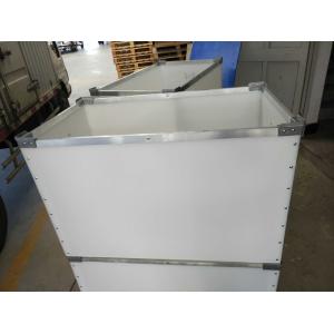 Anti Pressure Foldable Plastic Moving Boxes Lightweight Corrugated PP Box