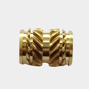M2 M3 M4 M5 M6 M8 Brass Threaded Insert Nut Knurled Inserts Nut for CNC Turning