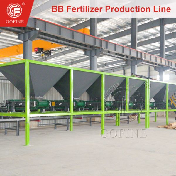15t/h Bulk Fertilizer Granules Blending Mixer Machine for BB Fertilizer