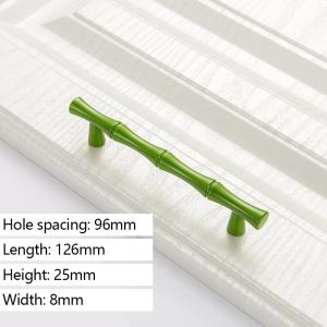 Bamboo Cabinet Decorative Pull Handle 125x8x25mm