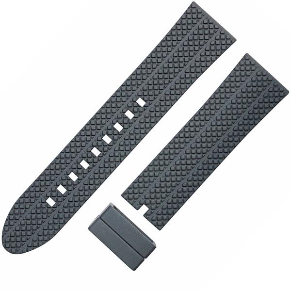 Quality SGS 24mm Rubber Watch Bands , SHX Mens Rubber Watch Straps wholesale