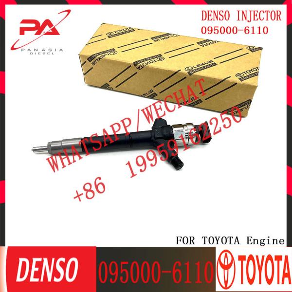 Common Rail 095000-6110 For Toyota 2ad-fhv Fuel Injector 23670-09260 23670-0r160 236700r060 with high quality
