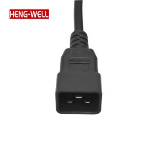 IEC C19 to C20 Extension Electrical 220V 16A 3.0m Extension Power Cord