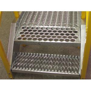 Walkway Protection Perforated Metal Sheet Panels , Non Slip Metal Plate PERF-O
