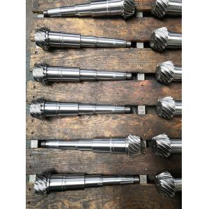 High-Precision Right Hand Spiral Bevel Gear Shaft 6.5 Module 503mm Length