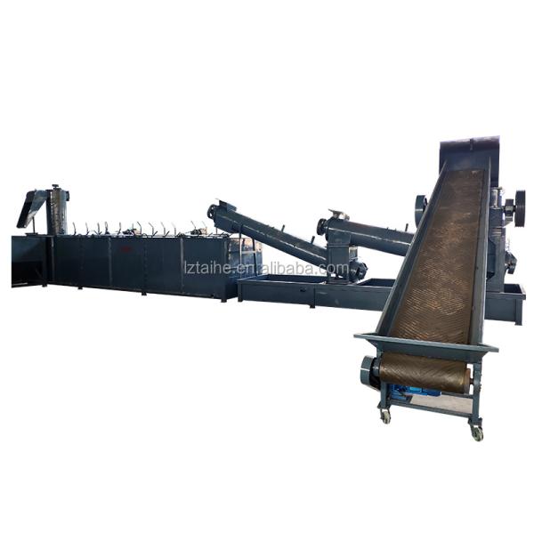 500-2500kg/H Output Plastic Recycling Machine For Washing Plant PP Woven Bags PE Film