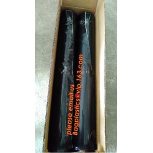 Custom biodegradable agriculture plastic mulch film,tubular roll with black