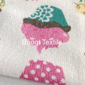 Single side printed 100% poly kitchen towels ,microfiber cake towels kitchen