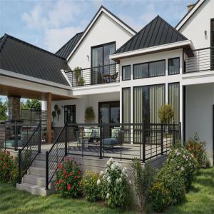 China Aluminum Slat Fence Panel XY-PF043 for Stair Railing on sale