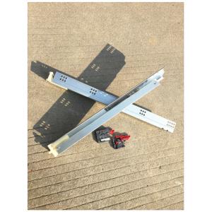 1.4*1.4mm Undermount Drawer Slides , Kitchen Cabinet Drawer Slides Push To Open