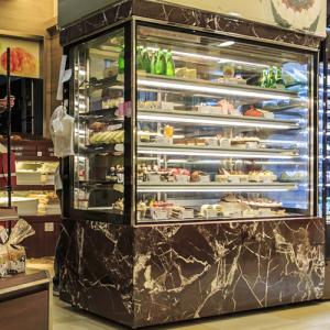 5 Layers Bakery Display Cabinet Height 190cm Glass Pastry Cabinet