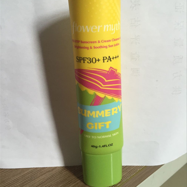 Quality Outlet 100 ml oval shape white empty skin care facial cleanser soft tube plastic cosmetic wholesale