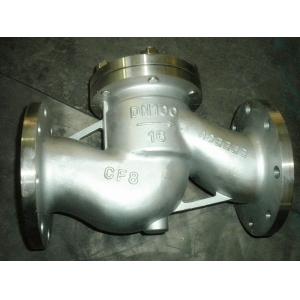Spring Loaded Liffting Disc Ball Check Valve PN 16 , Integral Flange Ends