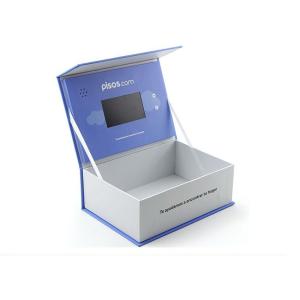 4.3/5/7/10.1inch lcd video brochure card lcd video display packaging box for