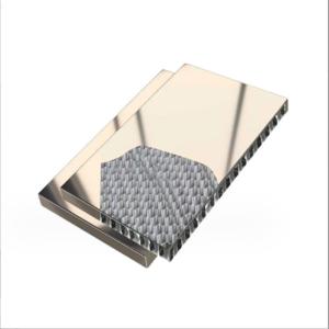 China Manufacturer Colored Mirror Surface Stainless Steel Honeycomb Panel For Exterior Wall Ceiling Decoration on sale