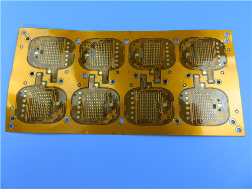 Double Layer Flexible PCB Board Built On Polyimide with 0.15mm thick for