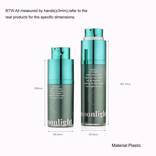 20ml 30ml Airless Pump Packaging Biodegradable Eco Friendly Skincare Solutions