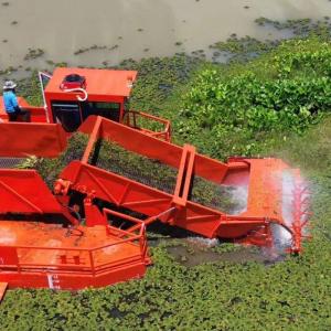 River Cleaning Boat For Aquatic Vegetation No-Load Draught 0.55m High Sailing