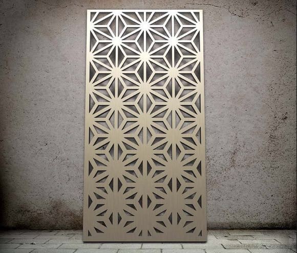 Elegant Colorful Furnishing Decorative Screen Panel Enhance Exterior And