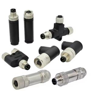 Un-alaibable Shielding IP68 Waterproof Connector with Brass Coupling Nut