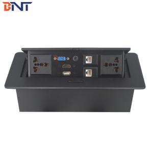 Office Hydraulic Desk Pop Up Sockets , Pop Up Power Socket With XRL Connector