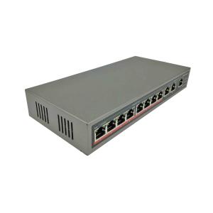 POE-S3008G(8GE+3GE) 8 Port Gigabit IEEE802.3af/at PoE Switch with 120W External