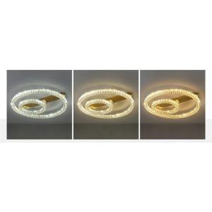 Luxury Ring Ceiling Lamp Modern Bedroom Living Room Crystal Ceiling Lamp(WH-CA