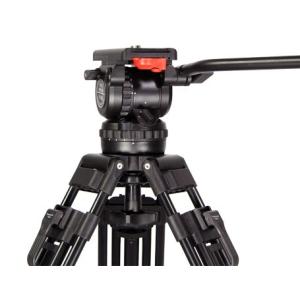 Professional Video Shooting Carbon Fiber Tripod 75mm Bowl Diameter with Single
