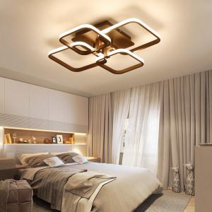 Rectangle ceiling Lights Acrylic Lampshade Square Rings For Living Room Bedroom