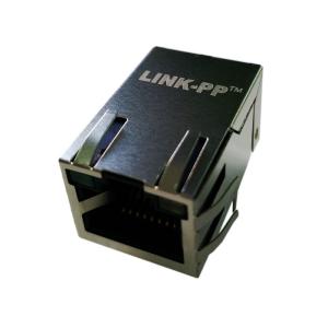 LPJ2026KONL RJ45 Modular Jack Through Hole Pin To Pin Cross 0810-1X1T-03