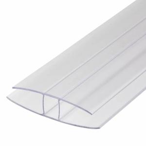 China 4mm -20mm Transparent Polycarbonate H Profile / Polycarbonate U Profile on sale
