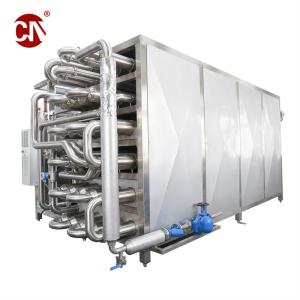 Customized Screw Pump Structure Automatic Tubular Milk Juice Uht Sterilizer