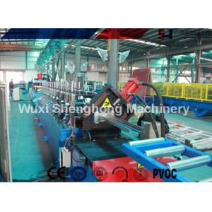 PLC Control Steel Metal Door Frame Roll Forming Machine 5.5KW 8 - 12 m / min