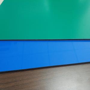 Building Curtain Wall Wood Grain Cladding Plastic Aluminum Composite Material