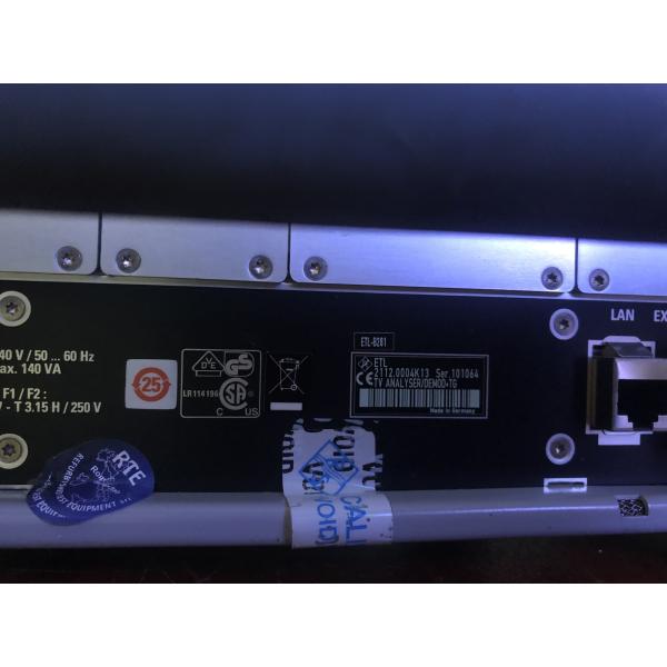 Tested Rohde And Schwarz ETL TV Analyzer 500 KHz To 3 GHz With Track TV Test