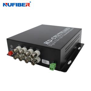 8BNC Fiber Video Transmitter And Receiver 1 Year Warranty