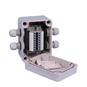 4 Ways IP65 Waterproof Cable Distribution Junction Box with UK2.5B Terminal