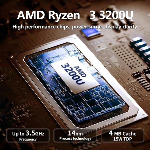 Touchscreen Windows Laptop Computer 15.6 Inch AMD 3200U 16GB RAM 1TB SSD