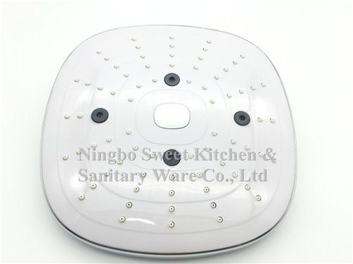 ABS plastic material chrome plating shower head hand shower top shower rain shower set high quality bathroom accessories