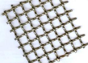 China 3x3 316 316L Stainless Steel Crimped Wire Mesh Plain / Twill Weave on sale