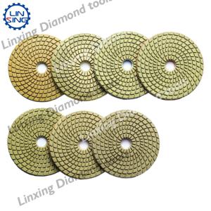 China Flexible Diamond Polishing Pads for Marble Pad Type Buffing Pads Customization Obm on sale