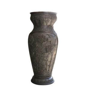 China Golden Cast Iron Decor Antique Cast Iron Flower Pots / Metal Garden Urns Planters on sale