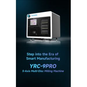 YUCERA Dental CAD/CAM Automatic Switching 18 Tray 5+4-Axis Carving and Milling